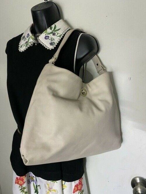 kate spade bag beige leather tote