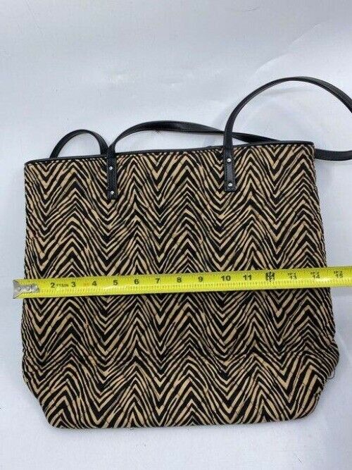 vera bradley bag large quilted black beige fabric tote