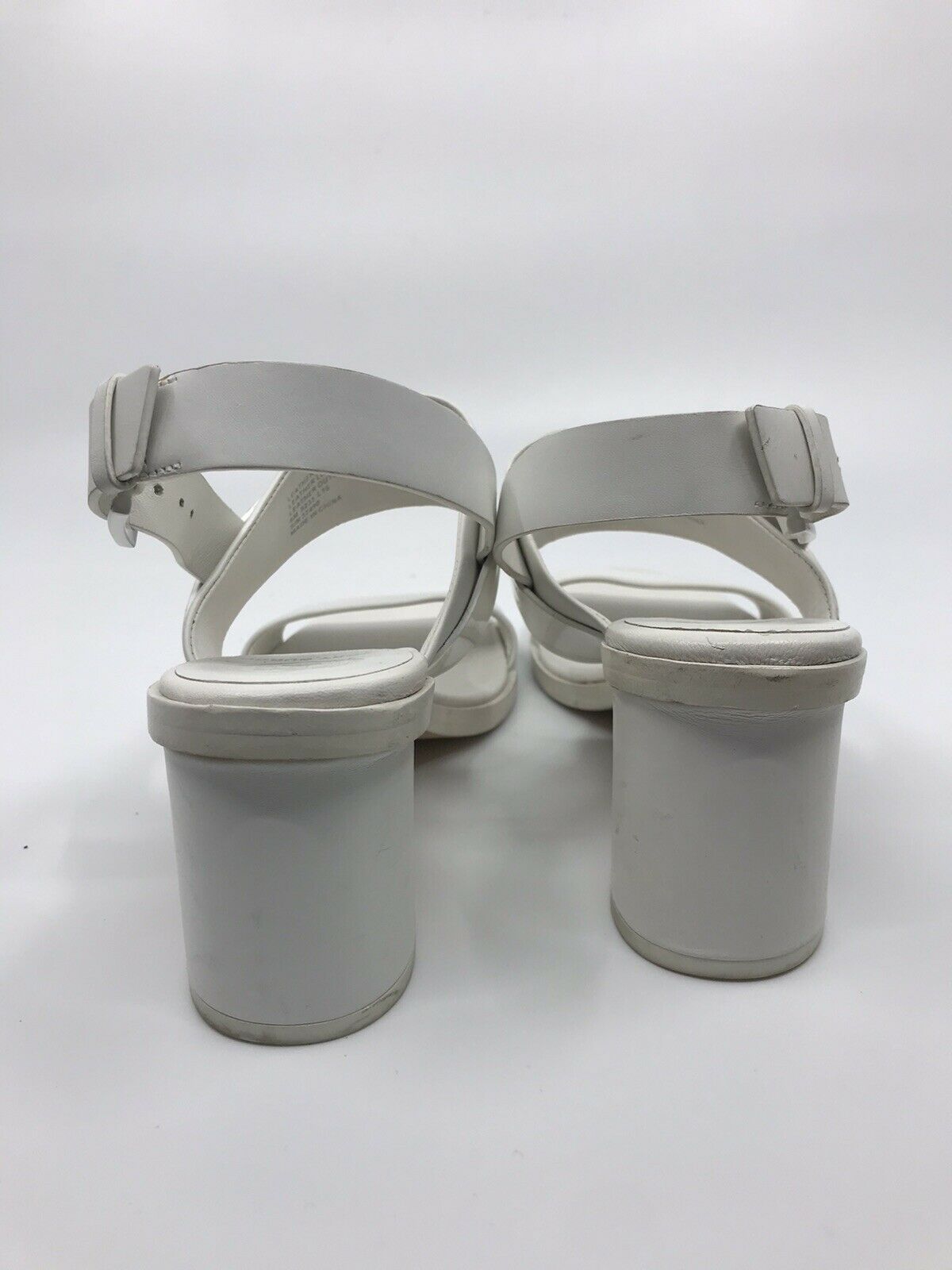 TORY BURCH White Leather High Heels Sandals 6