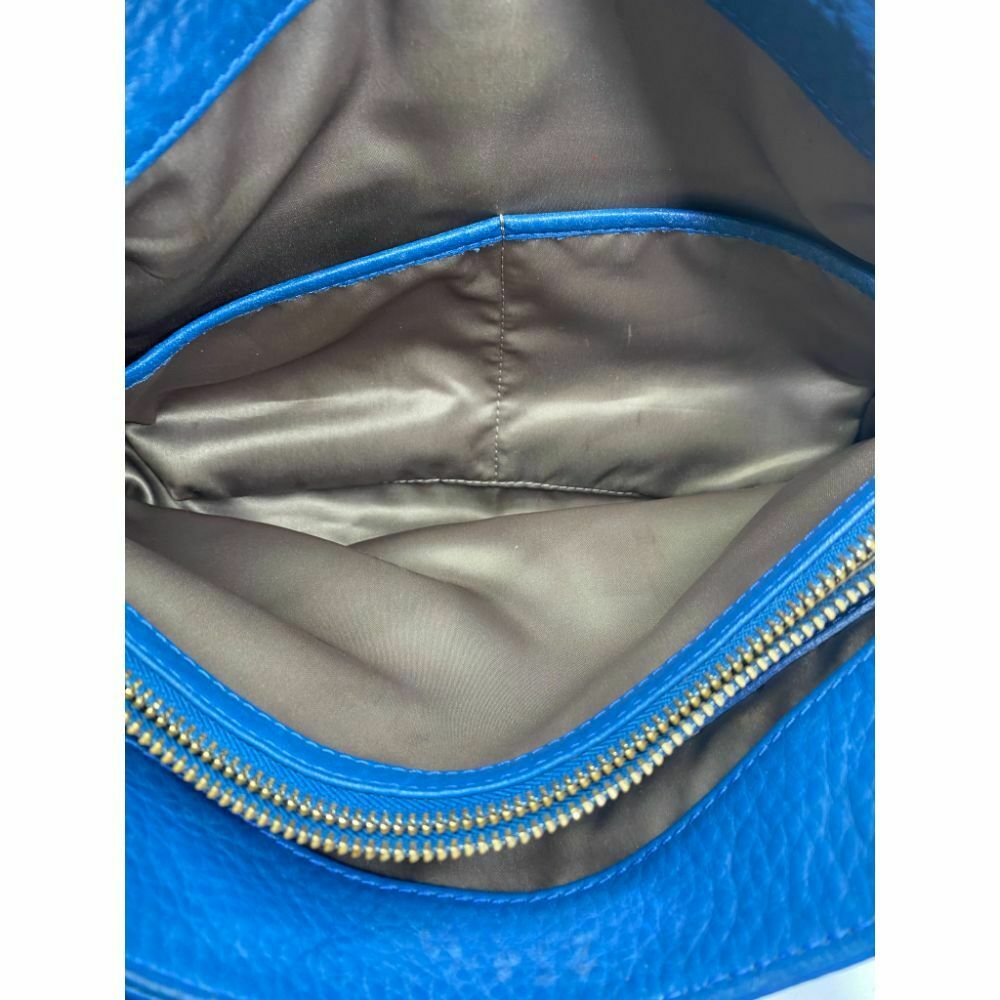 COLE HAAN Blue Large Leather Tote/ Shoulder Bag