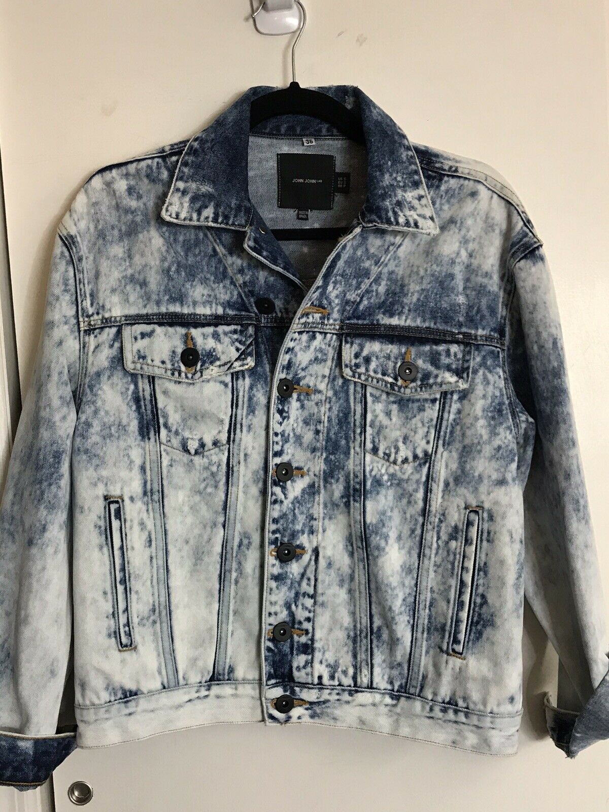 NWT John John Lab Acid wash Denim Jacket w/ Skirt Set