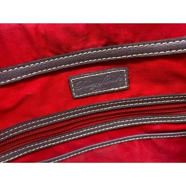 dooney and bourke large handbag w strap purple saffiano leather cross body bag