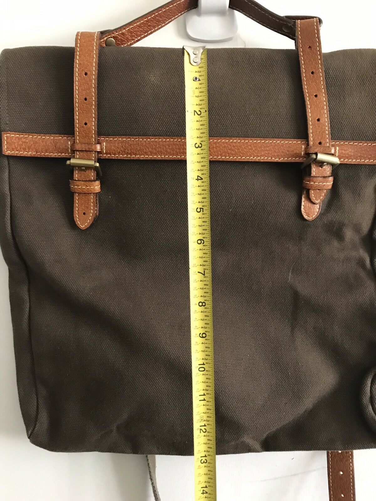 Mulberry Unisex Brown Canvas Messenger Bag