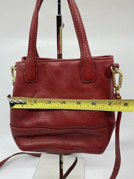 TORY BURCH Red Leather Small crossbody Bag/ Hand Carry