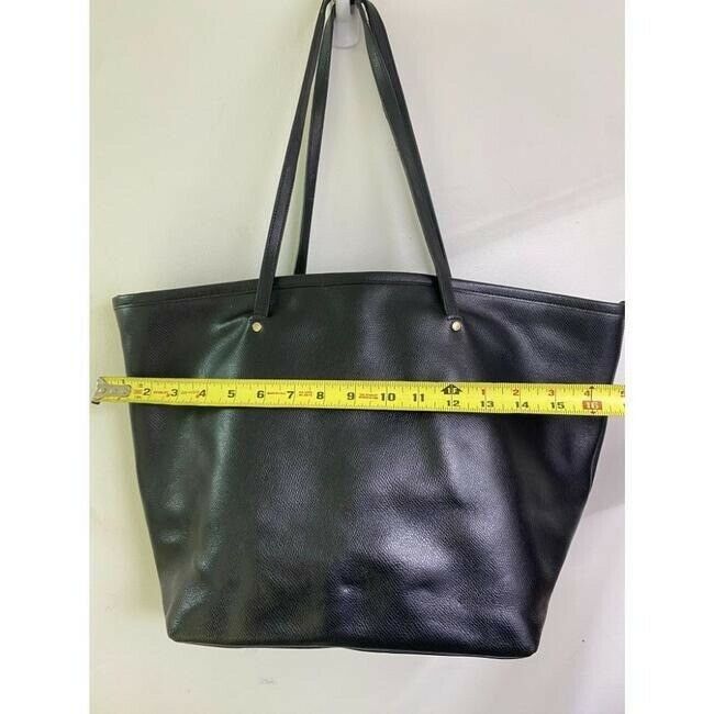 Coach Shopping Xl Black Leather Tote