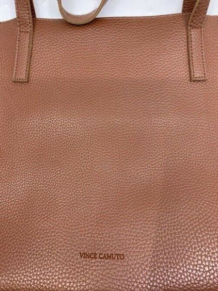 Vince Camuto msrp bronze leather shoulder bag