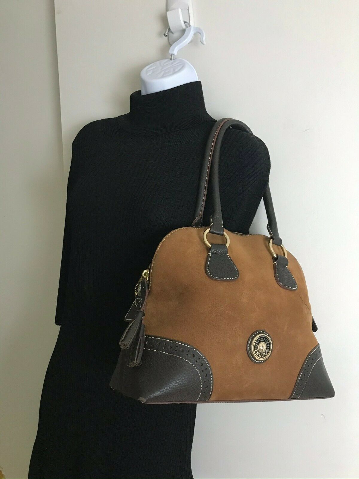 Dooney & Bourke Brown Large Tote Bag