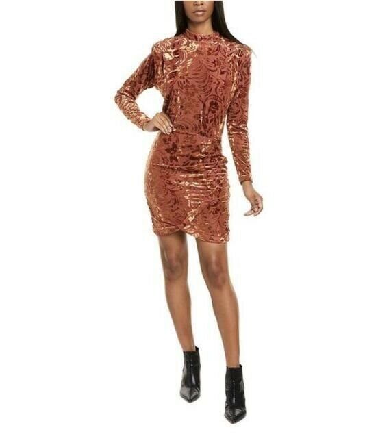 nicole miller new floral burn out msrp short cocktail dress