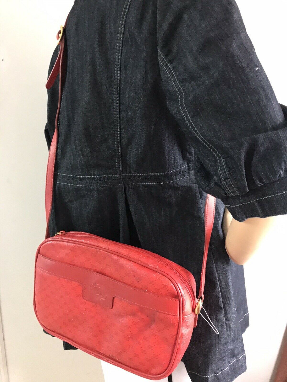 GUCCI Vintage Red Crossbody