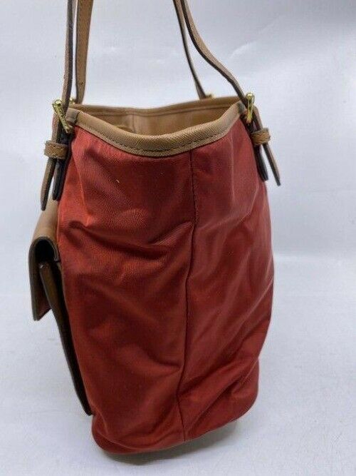 michael kors bag medium coral tan nylon tote