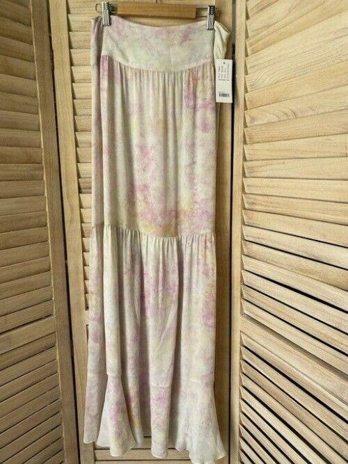 Nicole Miller cream pink msrp skirt