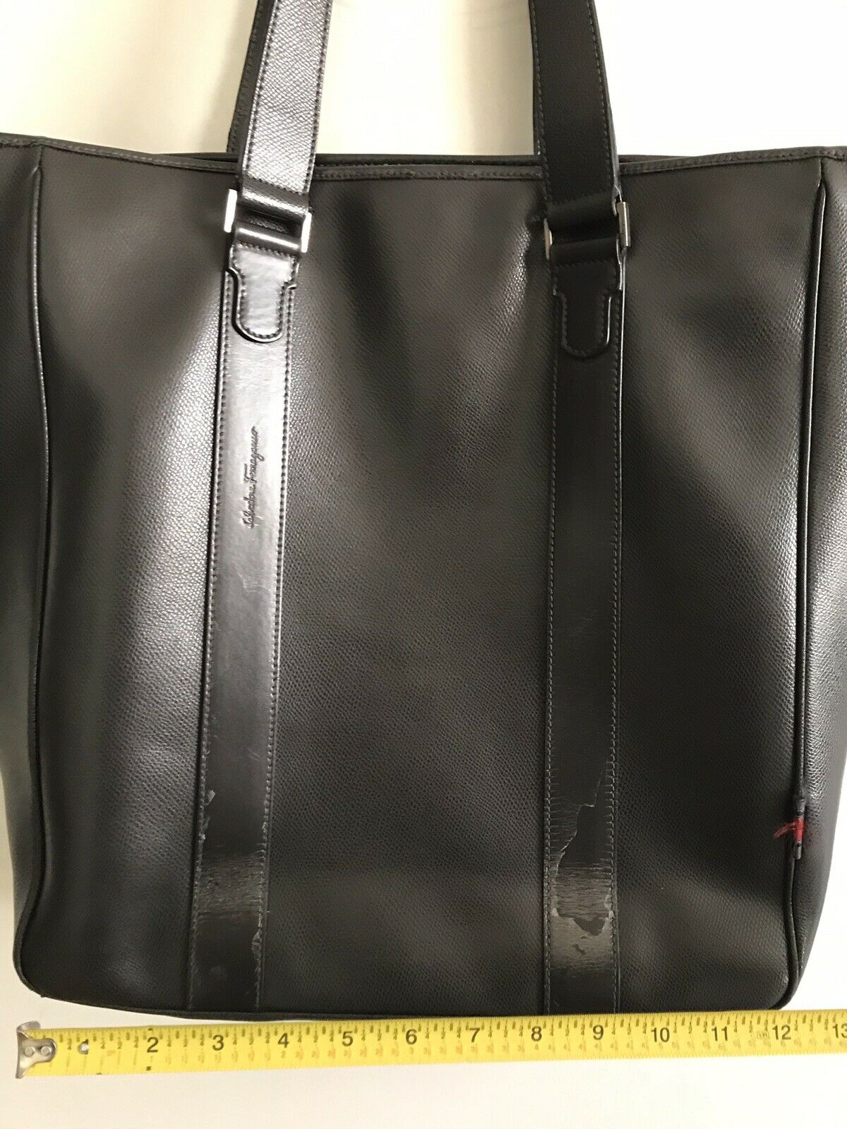 Salvatore Ferragamo Unisex Brown Leather Tote