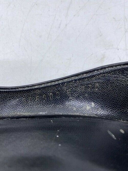 Salvatore Ferragamo Black Ribes Open Toe Bow Pumps Size Us