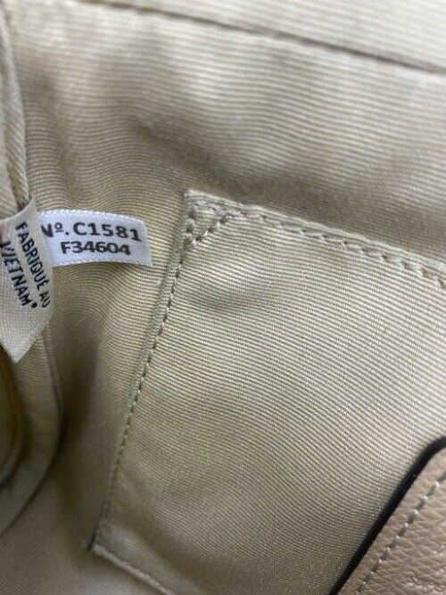 Coach Small Msrp Tan Leather Cross Body Bag