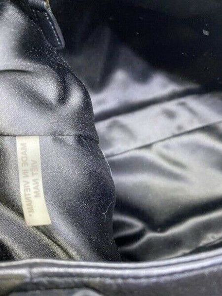 Coach Campbell Izzy Fashion Satchel Black Leather Cross Body Bag