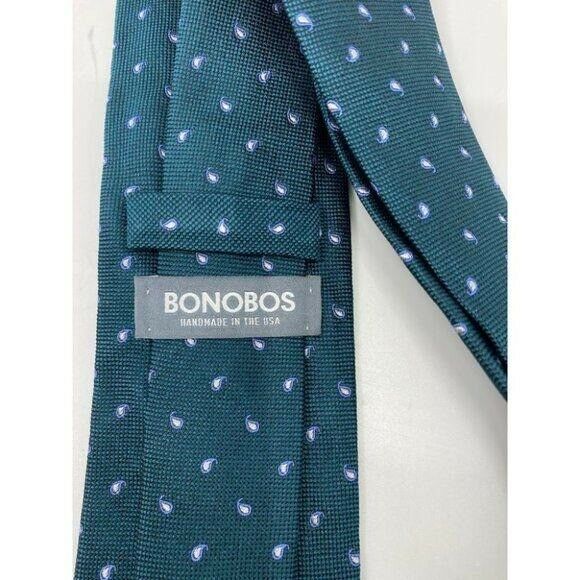 New! BONOBOS Green Premium Neck Tie Made in USA