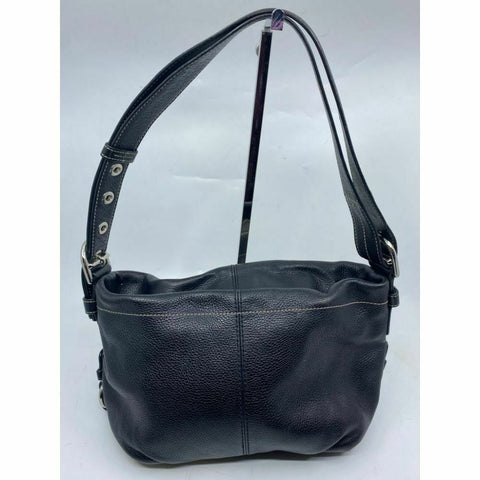 COACH Medium/ Large Leather Black Shoulder Bag