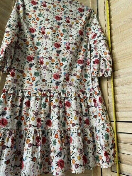 Nicole Miller Multicolor New Floral Shift Small Msrp Short Casual Dress