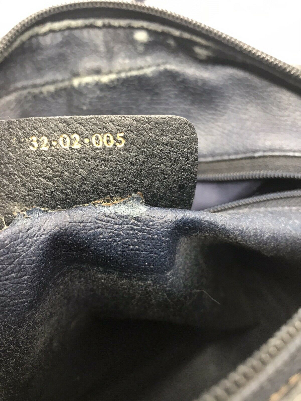 GUCCI Vintage Navy  Shoulder Bag All Over Signature