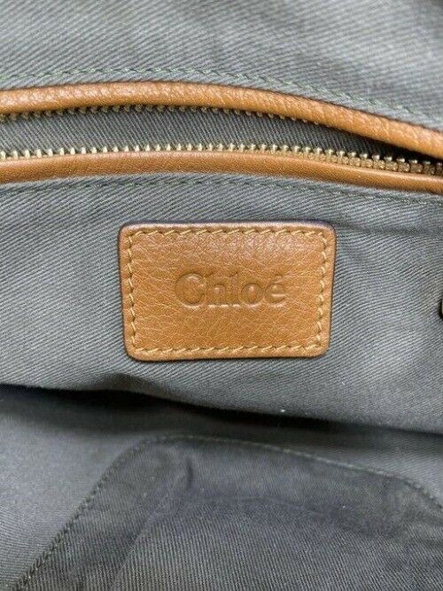 chloe marcie tan leather satchel