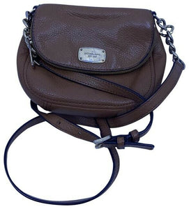 Michael Kors Classic Tan Leather Cross Body Bag