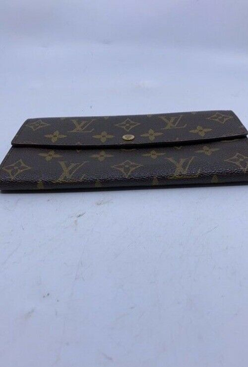 Louis Vuitton Brown Sarah Monogram Vintage Wallet
