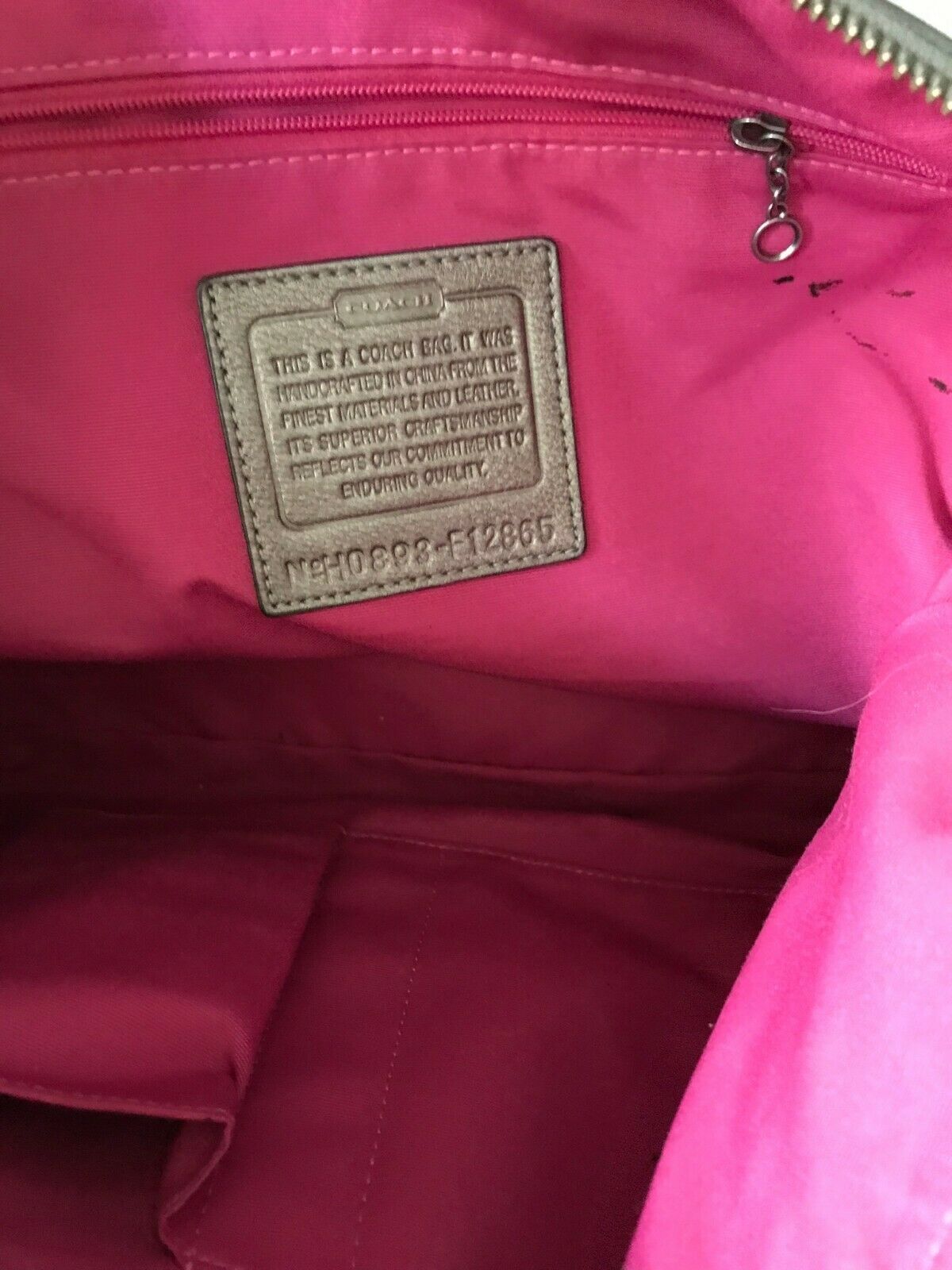 Coach Suede Shoulder Bag