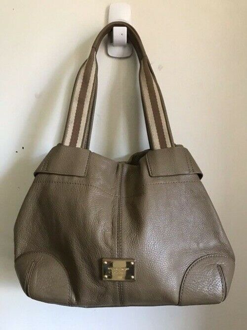 Michael Kors Brown Leather Shoulder Bag