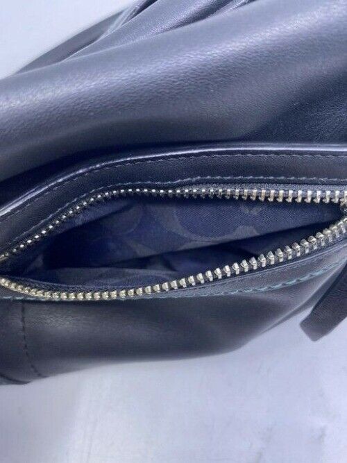 Coach Hampton Doctor Satchel Black Leather Tote