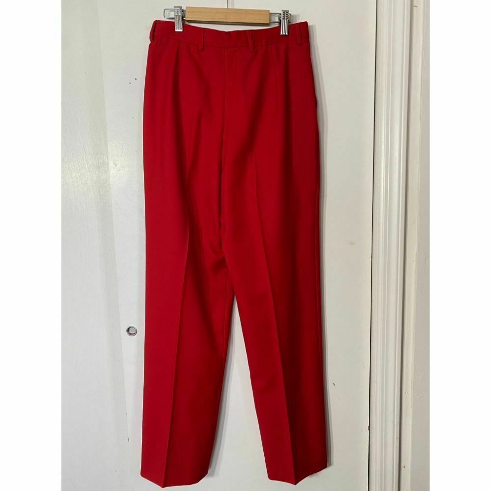 BURBERRY Red Slacks Pants Size 4