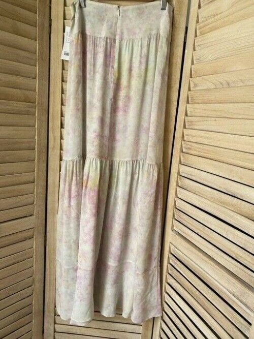 Nicole Miller cream pink msrp skirt