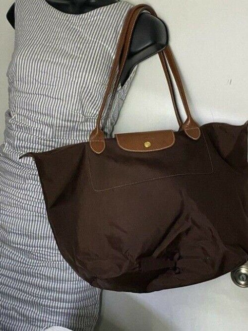 Longchamp Shopping Large Brown Tote
