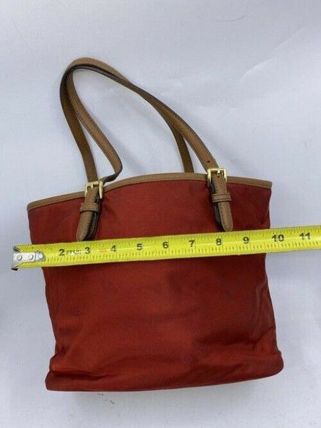 Michael Kors Bag Medium Coral Tan Nylon Tote