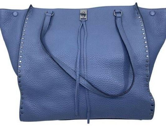 Rebecca Minkoff Darren Blue Leather Shoulder Bag