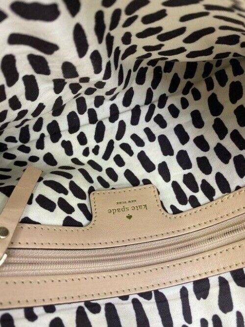 kate spade cream patent leather shoulder bag