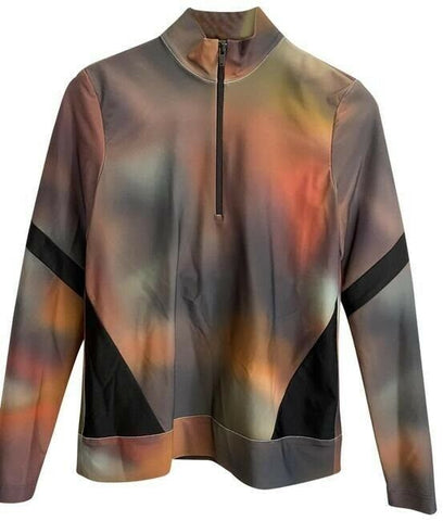 nicole miller multicolor new ls rashguard msrp activewear