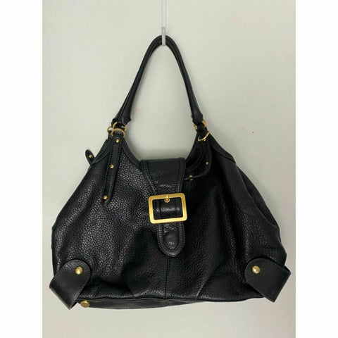 Maxx New York Black Leather Shoulder Bag