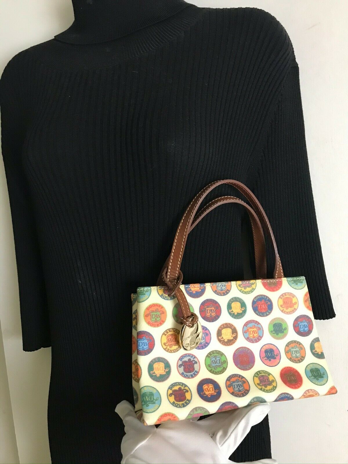Dooney & Bourke Multi Color Circle Small Purse