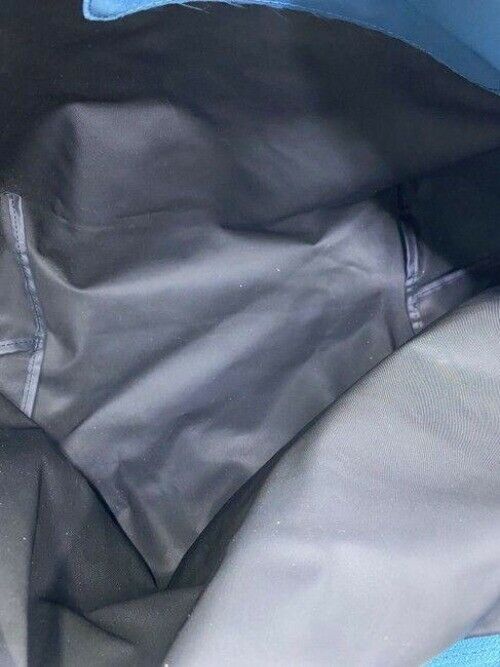 Longchamp Shopping Blue Brown Tote