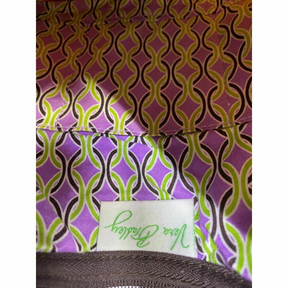 Vera Bradley Pink Black Green Floral Cosmetic Bag