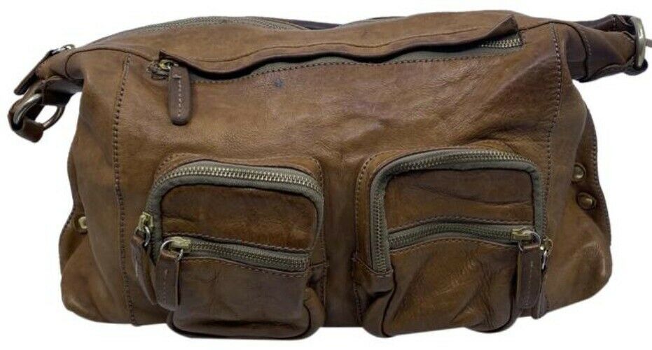 Jcrew Vintage Brown Leather Shoulder Bag