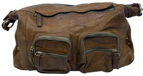 Jcrew Vintage Brown Leather Shoulder Bag