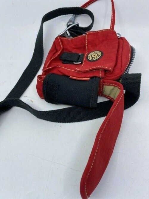 kipling crossbody red nylon weekend travel bag