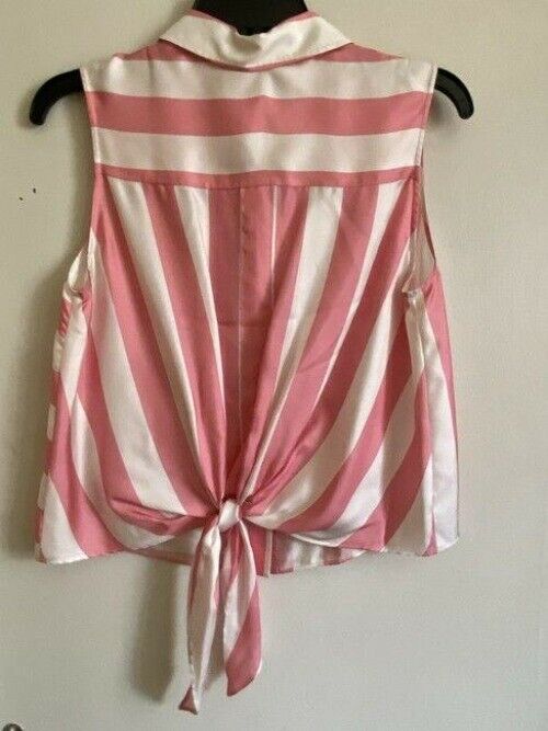 milly coral white new women s sleeveless msrp small blouse