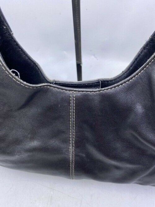 Cole Haan Medium Black Leather Shoulder Bag