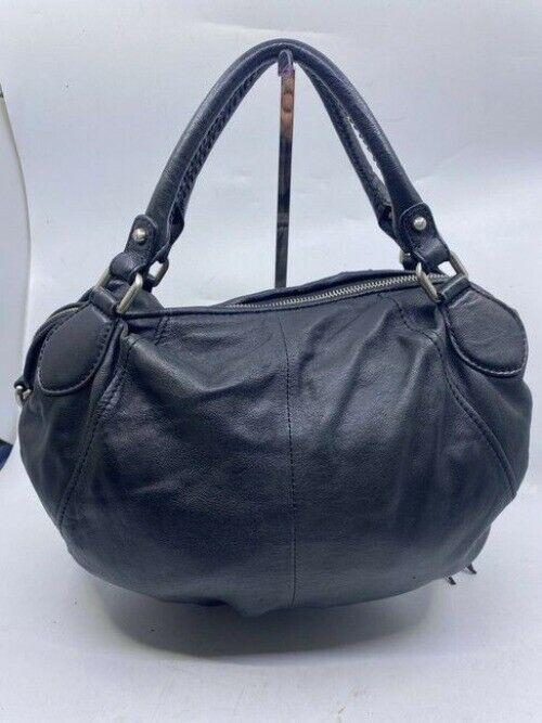 Botkier Taylor Satchel Black Leather Shoulder Bag