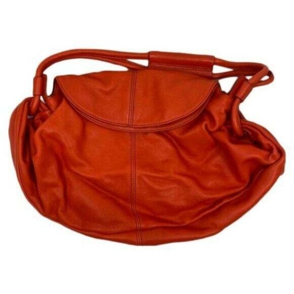 Banana Republic Red Leather Shoulder Bag