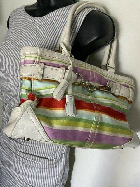Coach Small Handbag Multicolor Tote