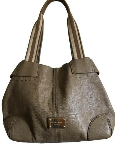 Michael Kors Brown Leather Shoulder Bag