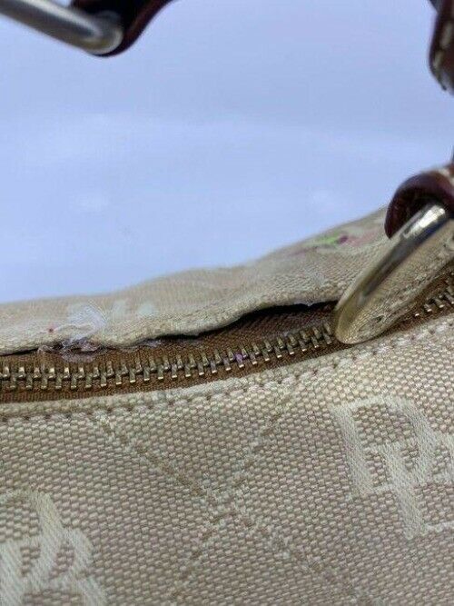 dooney and bourke in need of tlc cream fabric tote